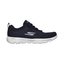 Tenis Skechers Feminino Gowalk Evolution Ultra Mirable Azul/Branco 15736NVW