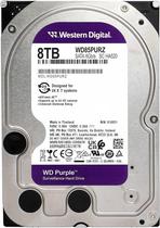 HD SATA3 8TB Western WD85PURZ Surveillance Purple