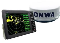 Radar Marítimo Onwa Marine KR-1538 15 Polegadas 4KW 36NM
