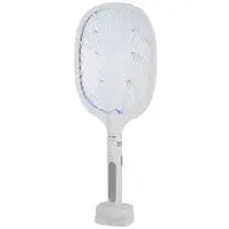Satellite Raqueta Electrica Mata Insectos WD-958 USB/Rec/5V Blanco