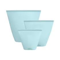 Set de Bolsas de Silicona Trudeau 03020119 para Alimentos 3 Piezas
