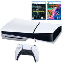 Console Sony Playstation 5 Slim 1TB CFI-2015B 8K + Jogos Returnal/Ratchet