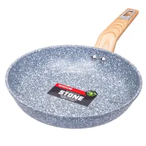 Frigideira Antiaderente 22CM - Mármore Cinza