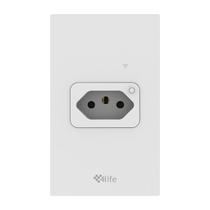 Tomada de Parede 4LIFE Zigbee Smart Wall Socket FLS1BRZ / 4000W / Zigbee 3.0 / Compativel com Alexa e Google Home / 100-240V ~50/ 60HZ / App Smart Life - Branco