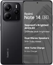 Smartphone Xiaomi Redmi Note 14 5G Dual Sim 6.67" 6GB/128GB Black (India)