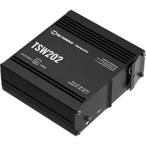Roteador Industrial Teltonika TSW202 Gigabit/2SFP/Poe+ - Preto