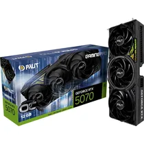 Placa de Vídeo Palit Gamingpro Geforce RTX 5070 Oc Edition 12 GB GDDR7 (NE75070T19K9-GB2050A)
