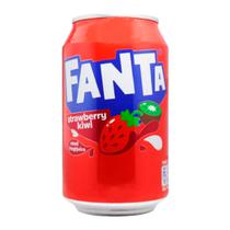 Refrigerante Fanta Morango e Kiwi Lata 330ML