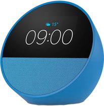 Speaker Amazon Echo Spot Alexa Smart com Relogio - Azul (2024) (Caixa Feia)