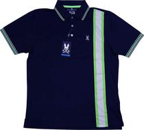 Outlet Camiseta Polo Psycho Bunny B6K107W1PB Masculina - Navy Verde