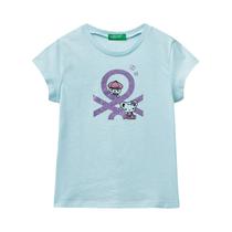 Camiseta Infantil Benetton 3I1XG10D6 0W6