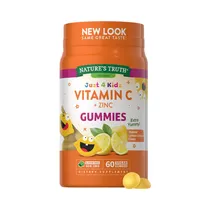Vitamina Nature's Truth Just 4 Kidz Vitamin C Gummies + Zinc 60 Cápsulas