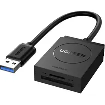 Leitor de Cartões Ugreen 2 Em 1 USB 3.0 SD/TF 20250 - Preto