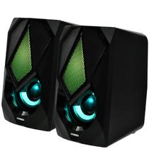 Speaker Satellite AS-690U Gaming 6 Watts RMS com Mini Jack 3.5 MM - Preto