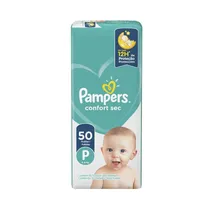 Pañal Pampers Confort Sec P c/50