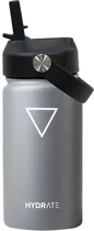 Garrafa Térmica Hydrate Baby Kids Cinza 355ML