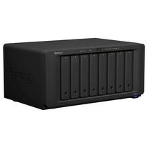 Servidor Nas Storage Synology Diskstation DS1821+ AMD Ryzen V1500B de 2.2GHZ / 4GB de Ram / 8 Baias / USB / Lan - Preto