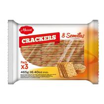 Mazzei Galletitas Cracker 8 Semillas X3 465GR