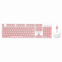 Teclado+Mouse FTX Wireless Bla/Rosa