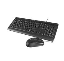 Teclado/Mouse USB Klip KCK-251S Deskmate Negro Esp