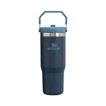 Botella Térmica Stanley Flip Straw Tumbler 10-09993-798 887ML Navy