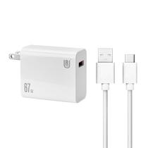 Carregador Ur UA-09 - 67W - USB - Cabo USB/Tipo C - Branco