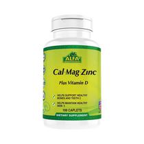 Vitamina Alfa Cal-Mag-Zinc Plus Vitamin D 100 Capsulas