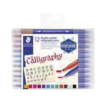 Marcador Rotulador Staedtler Double-Ended Calligraphy 3005 TB24 24 Unidades