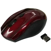 Mtek Mouse Wireless PMF433 2.4GHZ USB Rojo
