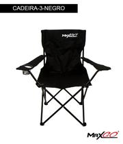 Maxgo Pesca Accesorios Silla Plegable CADEIRA-3 Metal 50CM X 50CM X 89CM Negro