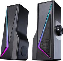 Speaker Satellite AS-92003B USB 2.0 RGB - Preto