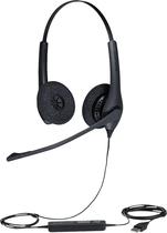 Jabra GN Auricular GN Biz 1100 HSC027 Plastico/Tela Disenado para Contact Centers de Alto Rendimiento, Negro