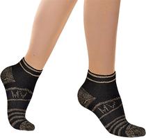 Meias para Pes Sensiveis Medivaric Cano Baixo No Tornozelo 5605P0204 - Preto (M)