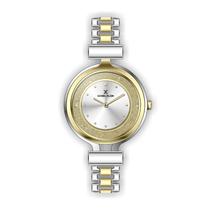 Relogio Analogico Feminino Daniel Klein Premium DK.1.12312-5 - Dourado e Prata