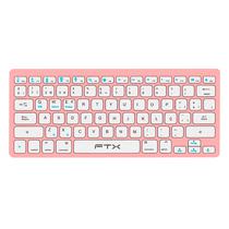 Teclado FTX FTXB1000 Ultra Slim Sem Fio Portugues - Rosa