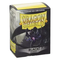 Dragon Shield Sleeves Standard Classic Black (100CT.) 10002