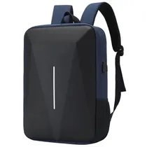 Mochila para Notebook Sate A-KP503 15.6" Porto USB/Senha Antirroubo - Azul/Preto