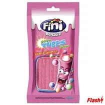 Bala de Gelatina Fini Tubes Tutti Frutti Ácido 80G