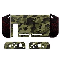 Capa Acrilica 3 In 1 para Nintendo Switch - Camuflado Verde