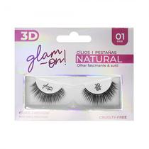 Cilios Posticos Glam On Natural 3D66 1 Par