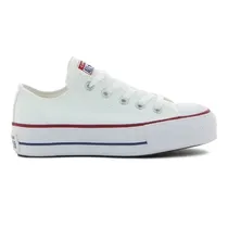 Calzado Converse Plataforma Alta Lift Ox Blanco Tela 166587C