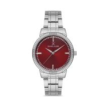 Relogio Analogico Feminino Daniel Klein Premium DK.1.12530-5 - Prata/Vermelho