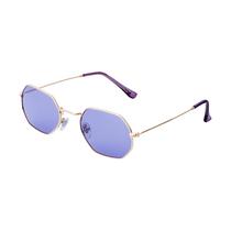 Oculos de Sol Feminino Daniel Klein DK4184-C4 - Dourado/Roxo