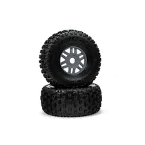 Roda Arrma Dboots 1/7 Fortress 2.4/3.3 17MM Gunmetal (Pair) ARA550069
