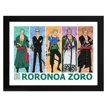 Abystyle Poster One Piece Pirate Hunter Zoro Framed Print 2058