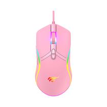 Mouse Gamer Havit HVMS-MS1026-PK RGB Rosa