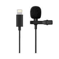Microfono Lavalier Sate A-FONE34C Lightning Negro
