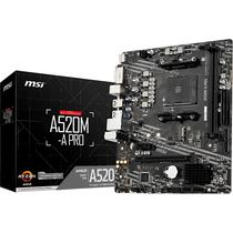 Placa Mãe MSI A520M-A Pro AM4 DDR4