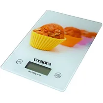 Balança Digital para Cozinha Satelite A-WS8842 para Até 7 KG - Branca/Preta