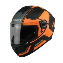 Capacete Axxis Draken s Sonar B3 - Fechado - Tamanho M - Orange Fluor Mate